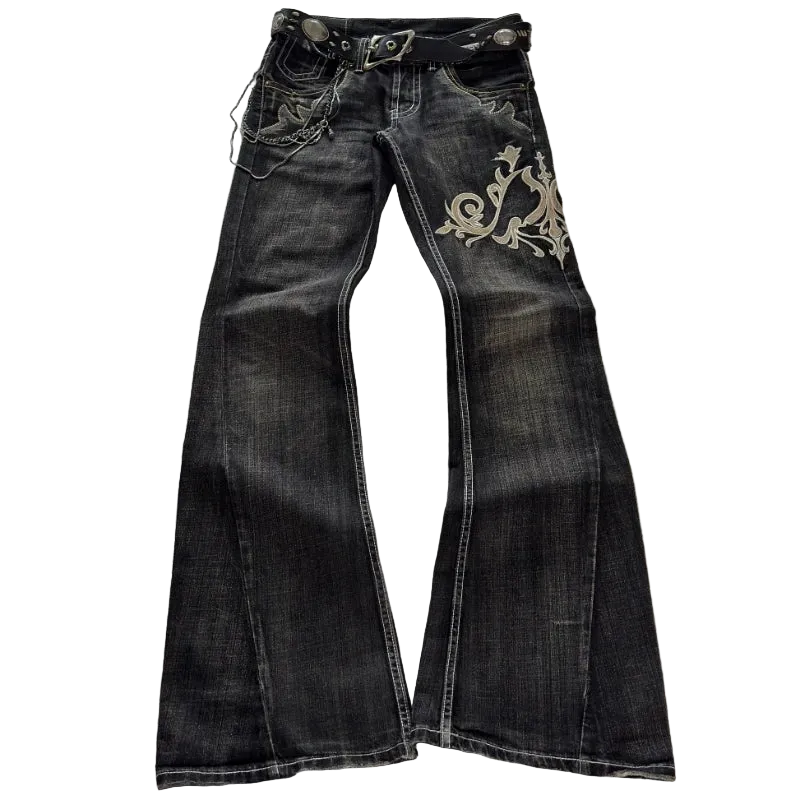 Flared jeans "DragonRegime"