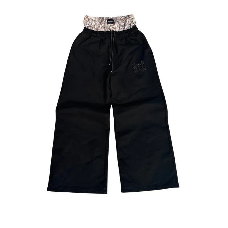 Spodnie double-waist "AWAITED"