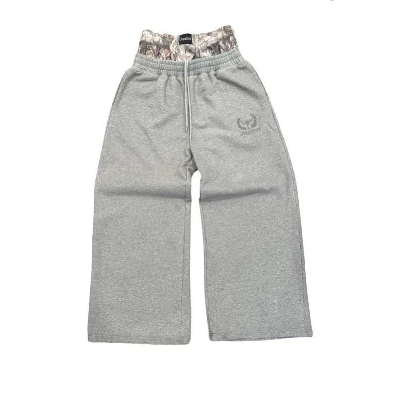 Spodnie double-waist "AWAITED"