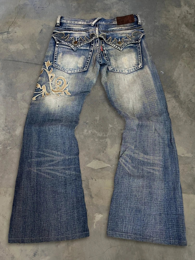 Flared jeans "DragonRegime"